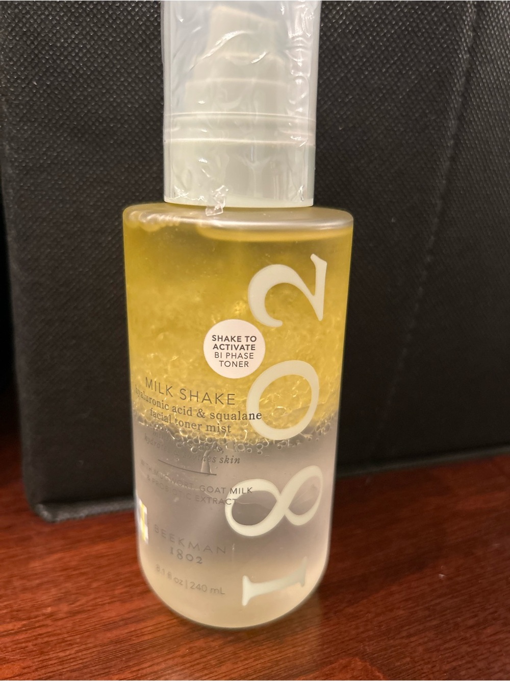 Beekman 1802 Bi-Phase Toner Bottle with Yellow and Clear Layers